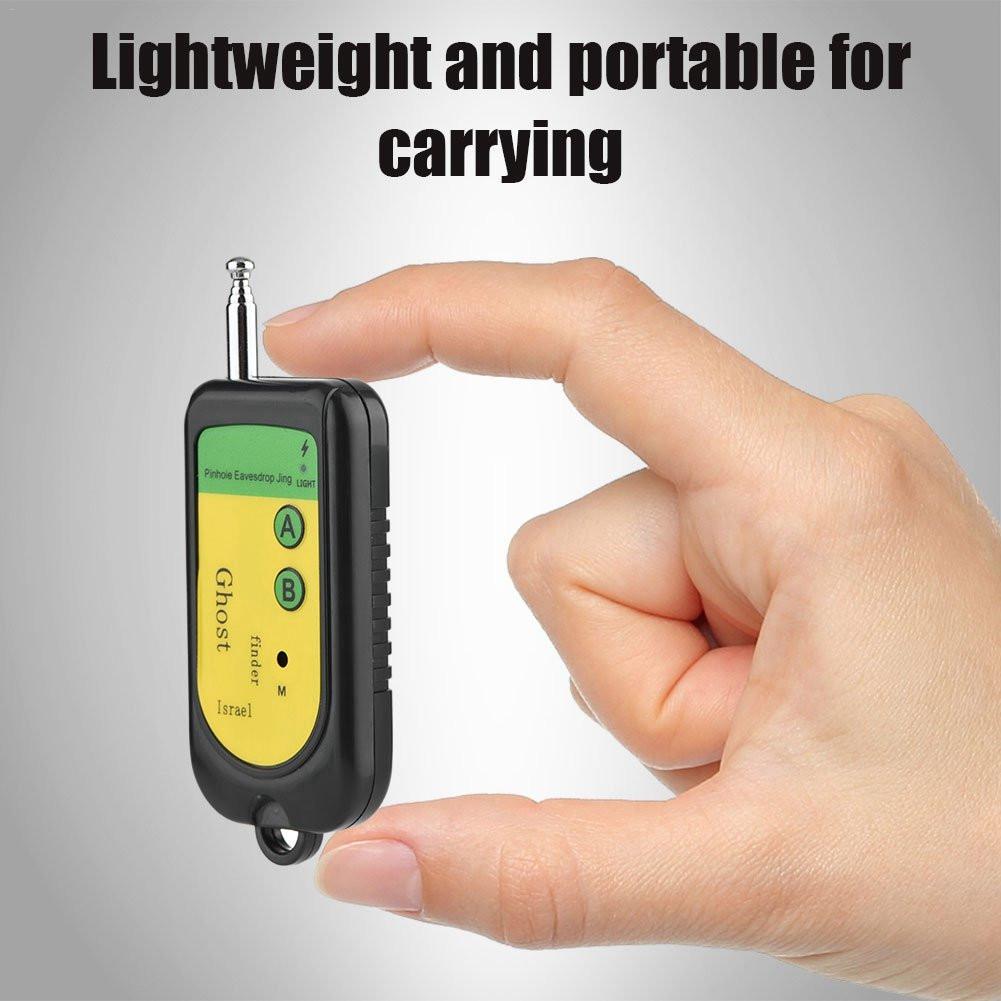 Plastic Wireless Signal Detector Anti Spy Detectors Camera Finder for Hotel Restaurant 100-2400Mhz